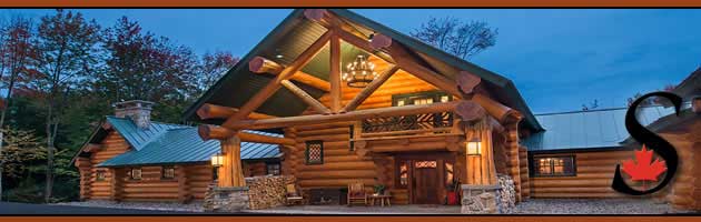 Log Home at Big Moose, NY