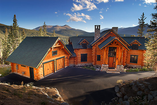 Custom handcrafted log house designed to suit your property