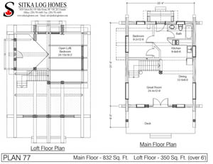 log home plan