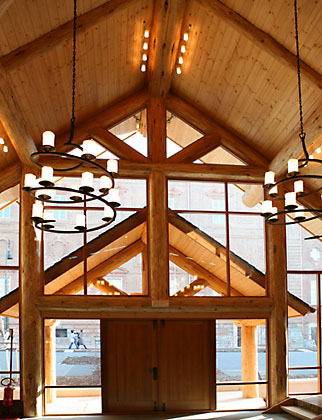 The entrance hall at BC Canada House, Torino, Italy