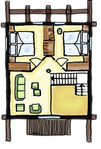 Log Cabin Floor Plan 2