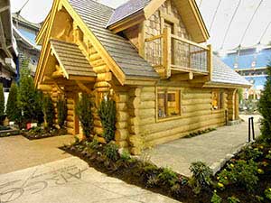 Home show log house