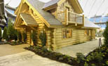 home show display log house