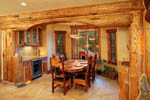 Hybrid Log House Dining Nook