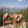 mountain log house