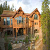 log siding on hybrid log home