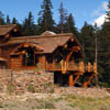 hybrid log house