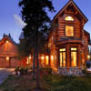 custom log home