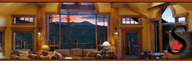 log home photos header