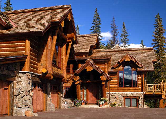 cedar log home