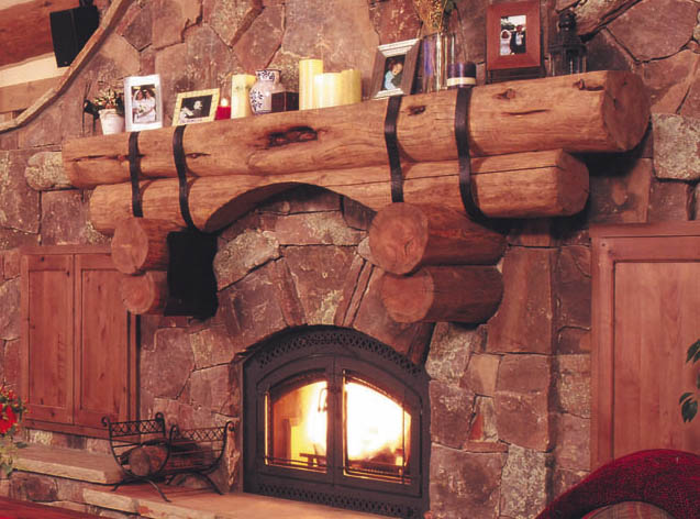 Another unique log mantle