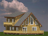 log home plan 76