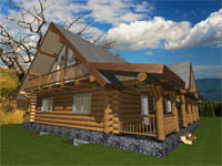 log home plan 81