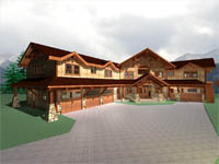 log home plan - Gabriel