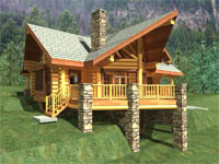 log home plan - Greece