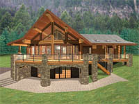 log home plan - Malta