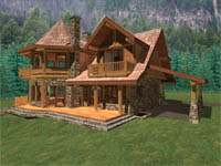 log home plan - Manilla