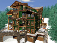 log home plan - Multiplex