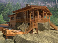 log home plan - Squamish