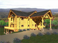 log home plan - Tennessee