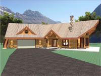 log home plan - Yakima