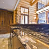 Kitchen island with granite counter