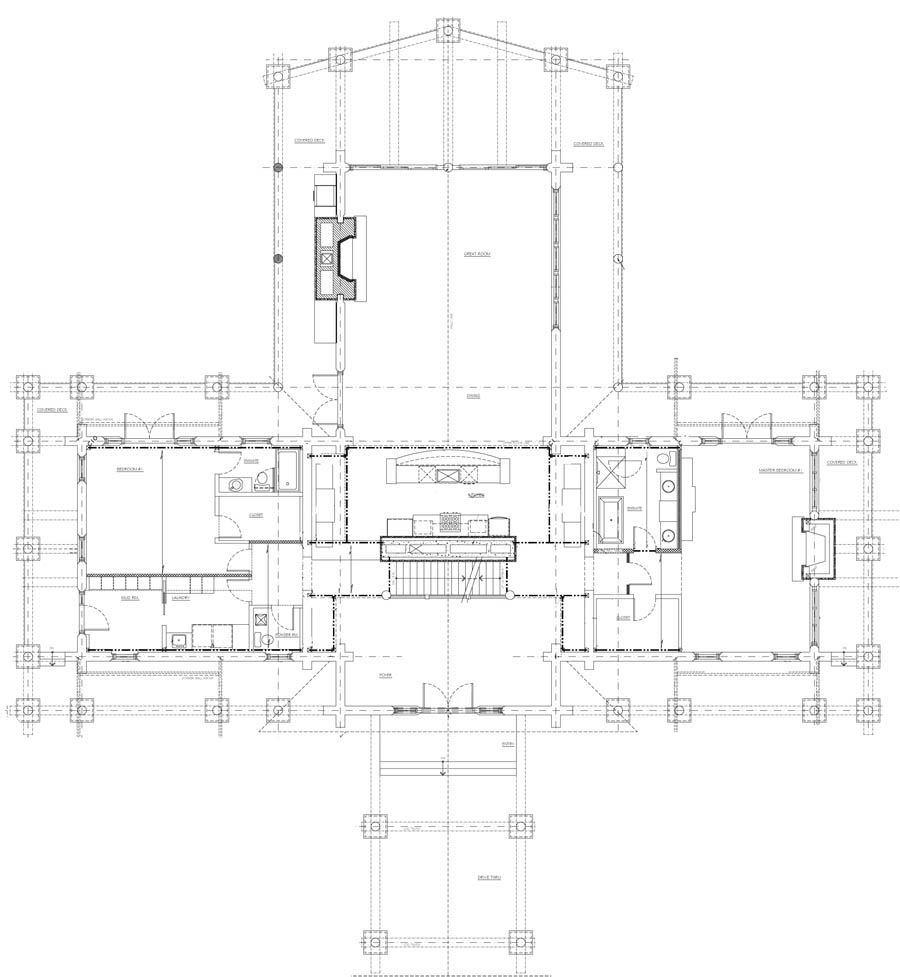 log home floor plan