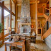 Great room in resort log home in Sun Peaks Resort, BC