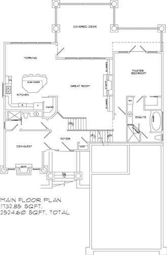 log home floor plan