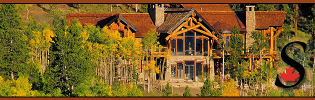 Three Peaks Log Home