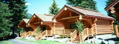 Exterior log cabins