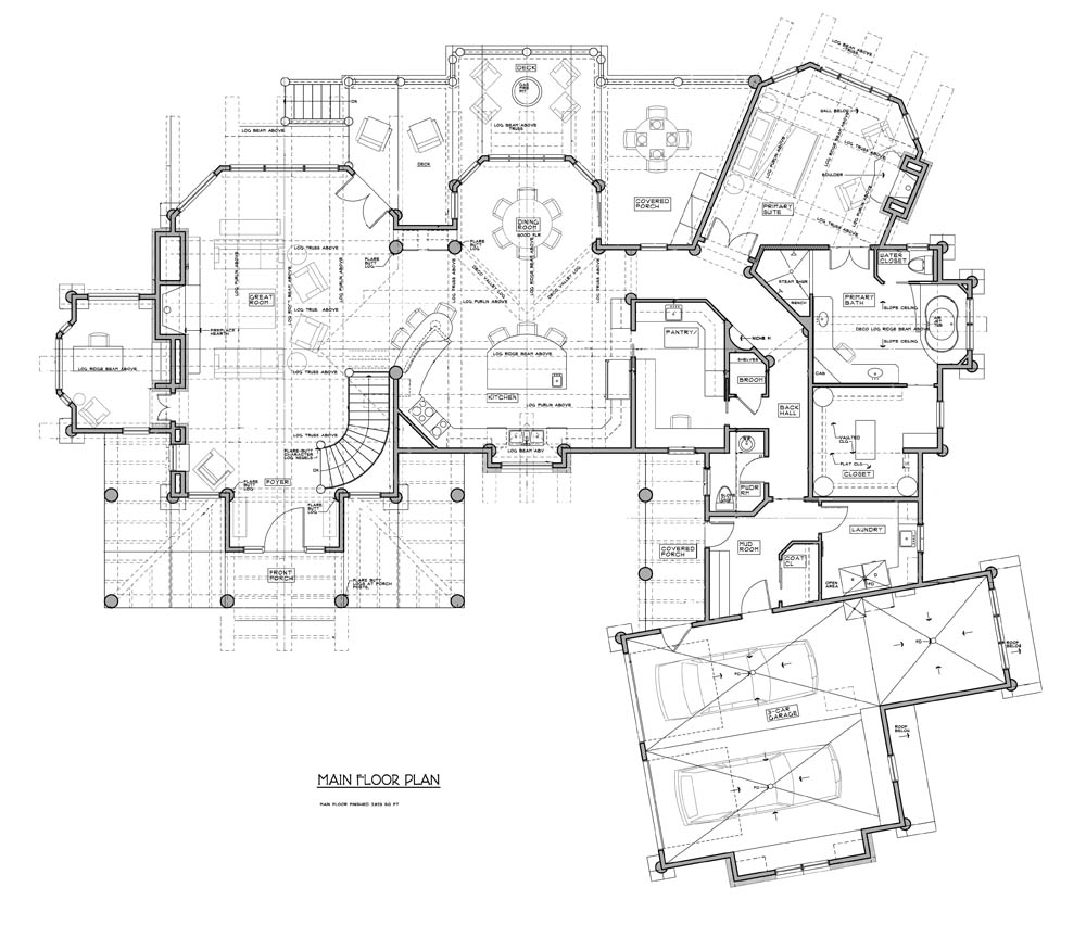 Breckenridge main floor plan